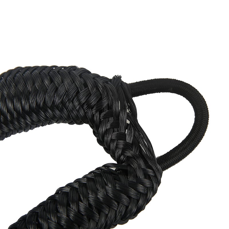 DockMoor Bungee Dock Lines for Boats Mooring Rope Bungee Boat Dock Line for Jet Ski Pontoon Kayak Accessories(Black 4P) - Image 3